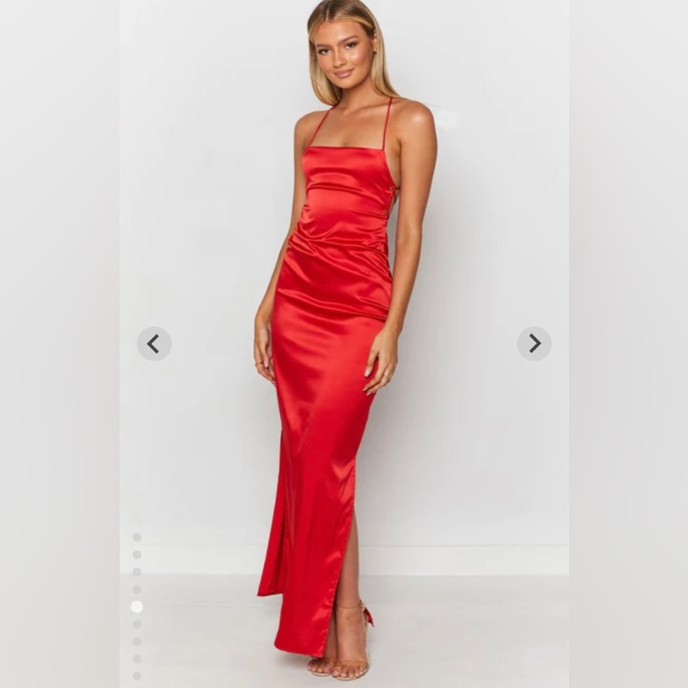 Beginning Boutique - Manhattan Slip Formal Dress Cherry. Never worn with tags!